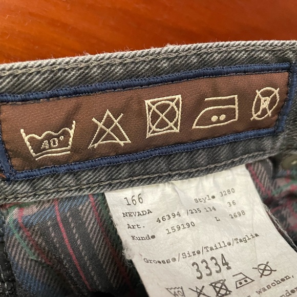 Bugatti grey straight leg jeans Nevada style denim regular fitted men’s 33x30 - Picture 5 of 6